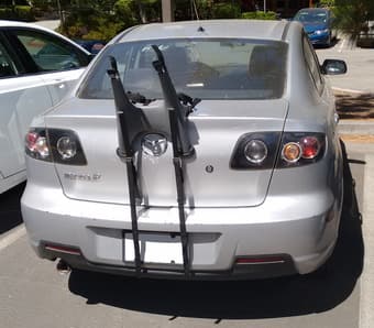 Trunk bike rack 1