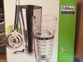 Shaker set & Z-stem Martini Glass set 2