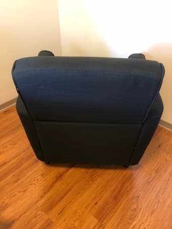 Blue Upholstered Armchair 3