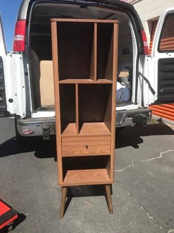 Mid century modern bookshelf 1