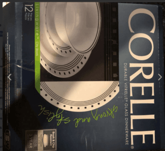 Corelle Durable Vitrelle Glass Dinnerware Set 2