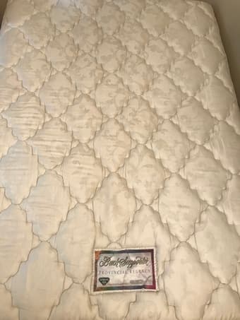 Mattress, box spring, and bed frame 1