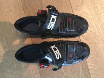 Bike rack, shoes, handlebars 1