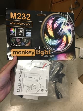 Programmable bike wheel light 2