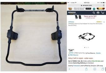 Infant car seat and Adaptor 2