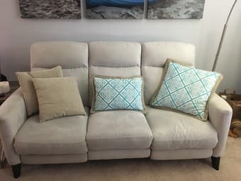 Electric Reclinable Sofa For Sale - Living Spaces 1