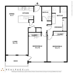 Large Master Suite with Private Bed/Bath, Dog and Cat Friendly! $1500 2