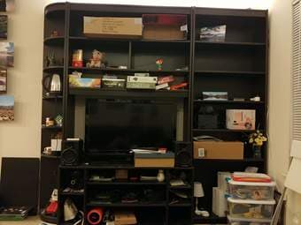 Bookshelves/Entertainment Center 1