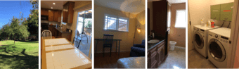 Cozy bedroom with large backyard with organic fruits 1