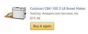 Cuisinart CBK-100   2 LB Bread Maker 3