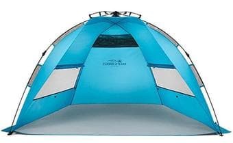 Pacific Breeze Easy Setup Beach Tent+Beach Blanket 2
