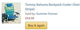 Tommy Bahama 2016 Backpack Cooler Chair with Storage Pouch and Towel B 2