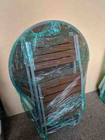 Armchair, wall shelves, nightstand, outdoor table/chairs 3