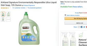 Kirkland 1 Gallon Dish Soap (New, Never Open) 1