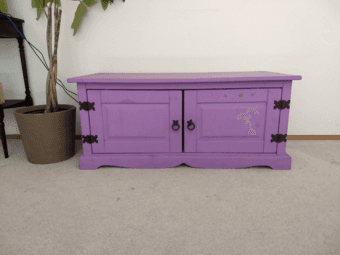 Purple TV stand 1