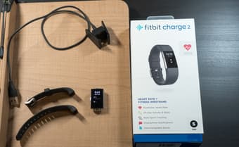 Fitbit Charge 2 Heart Rate Fitness Wristband (Black, Small) 3