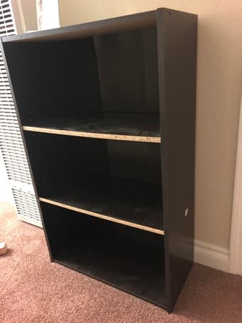 Small bookcase with 3 shelves 1