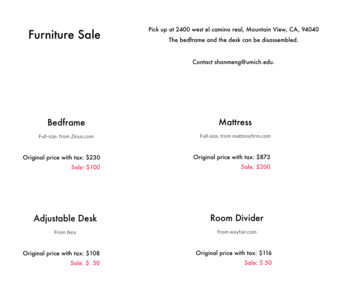 1000$ off the original prices for high-quality bedframe, mattress... 1