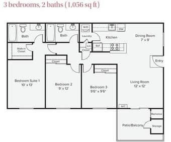 Private Room in beautiful 3 bedroom/2 bath in Downtown Mountain View 3