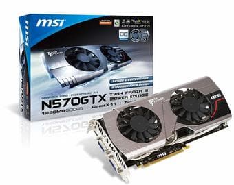 MSI N570GTX GeForce Nvidia gtx 570 - twin frozr iii power edition / oc 1
