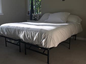 Queen size Matress and bed frame 1