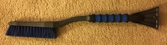 Snow Brush with Integrated Scraper and Foam Grip Handle 1