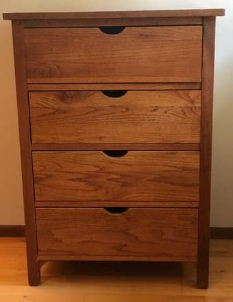 Solid wood dressers, 4 drawer chest (set of 2), $100 FOR BOTH 2
