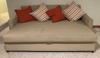 IKEA FRIHETEN Sleeper sofa (sofa bed), average condition. 1