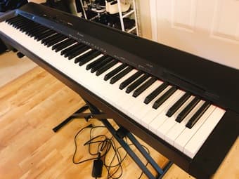 Casio Privia PX160BK 88-key digital piano with a double-X stand 2