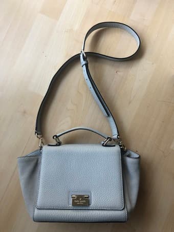 Kate Spade gray handbag 1