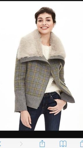 PLAID MOTO Jacket (Banana Republic) 1
