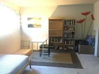 Spacious Master bedroom w/ private bathroom, quick bike to campus 1