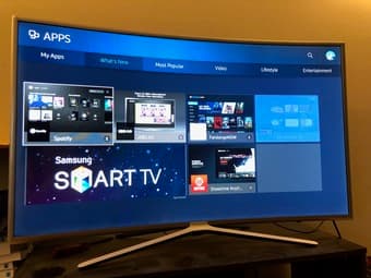 Samsung 49-inch FHD Curved smart TV (like new) 1