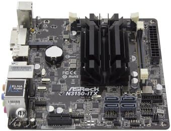 ASRock N3150-iTX motherboard with quad-core cpu combo 2