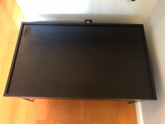 Beautiful modern black/gray living room table, like new 2