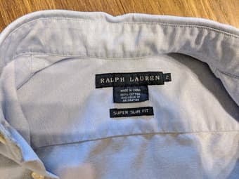 Ralph Lauren Blue Label Short Sleeved Shirt - Blue - Size 2 2