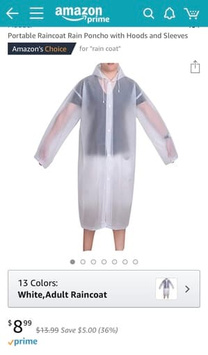 Rain coat for sale(new) 1