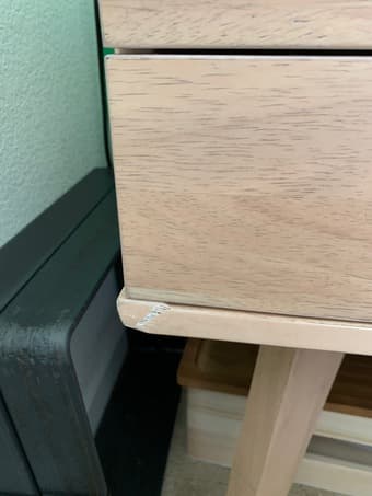 OAK VENEER NIGHT STAND. PICK UP ONLY (SAN JOSE) 2