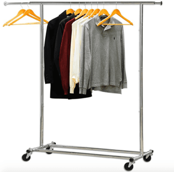 Simple Houseware Heavy Duty Clothing Garment Rack, Chrome ($30) - $30 1