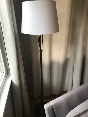 Floor lamp & shade 1