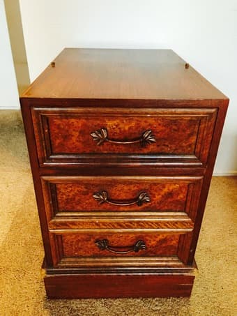 2 Wooden Night stands (drawers) (Mountain View) 1
