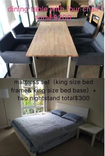 moving sale: sofa, bed, dining talbe and chairs... 1