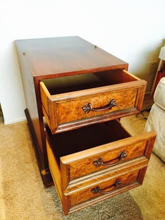 2 Wooden Night stands (drawers) (Mountain View) 3