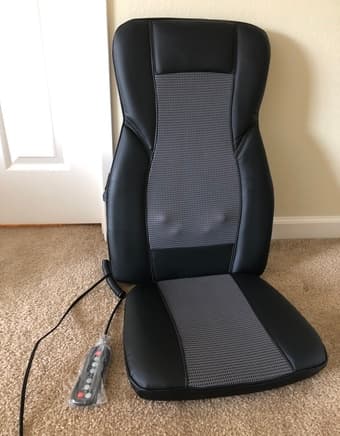 Brookstone massage + warm up chair equipment 1