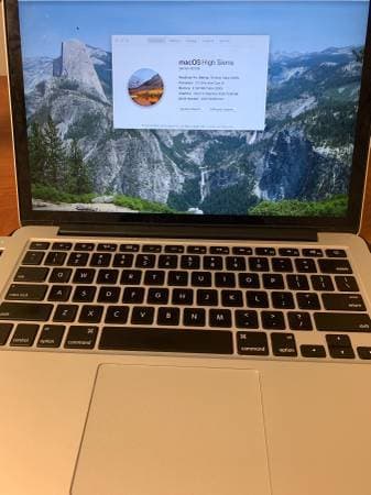 MAC Book Pro Early 2015 2.7 GHz Intel Core i5 8 GB 1867 MHz DDR3 - $95 2