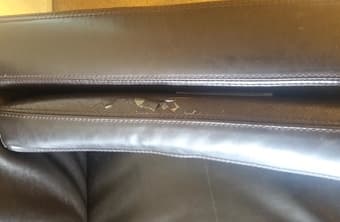 IKEA black sofa 2