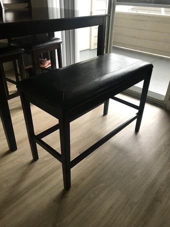 Dining table with chairs/booth 2