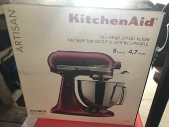 Kitchen aid stand mixer 2