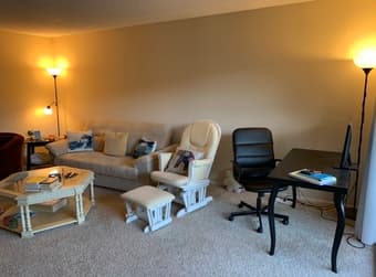 couch, dining and study table - living room furnitures 2