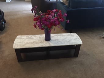 Light TV Stand/Coffee Table (Palo Alto) 1